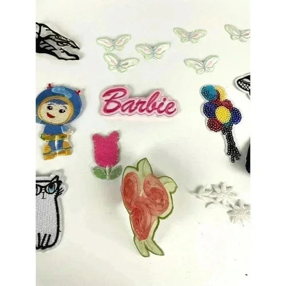 20 PC Assorted Sewing Applique Patches Iron on Sew On NEW Mixed Vintage - Picture 8 of 9
